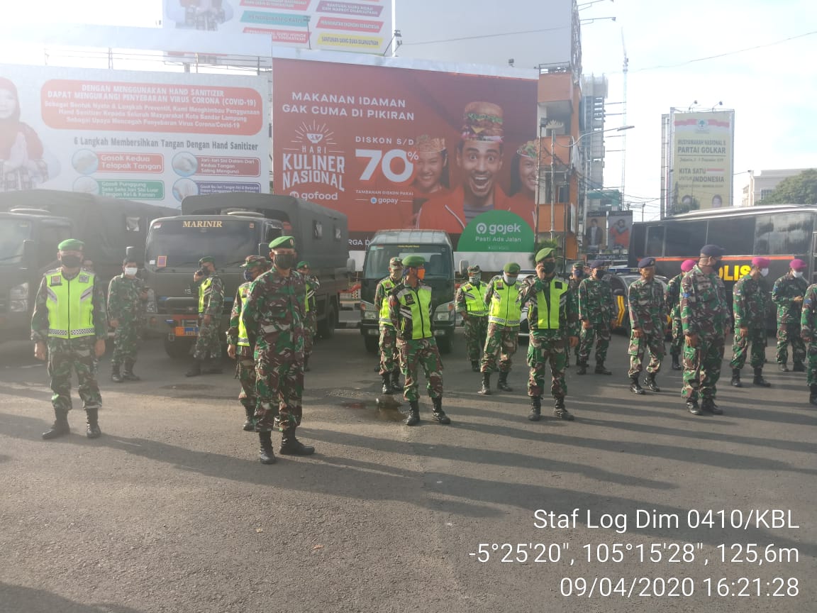 Kodim 0410/KBL Laksanakan Patroli Gabungan