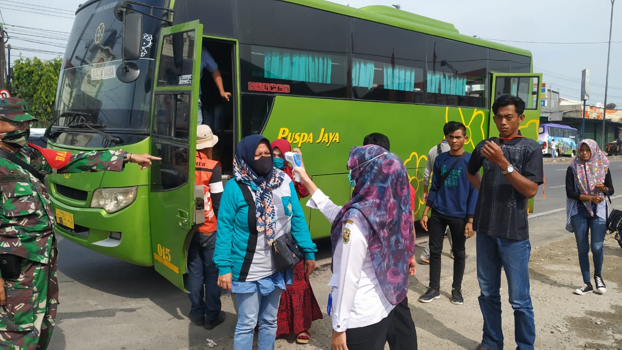 Gugus Tugas Penanganan Covid-19 Terus Pantau Perbatasan Pintu Masuk Kota Bandarlampung