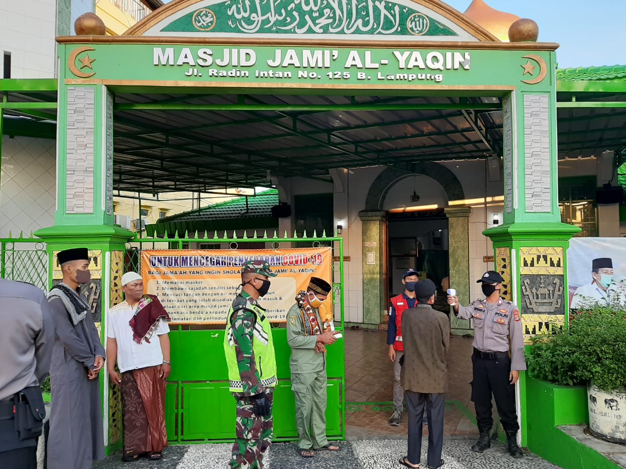 Tim Gugus Tugas Patroli Masjid di Kota Bandarlampung