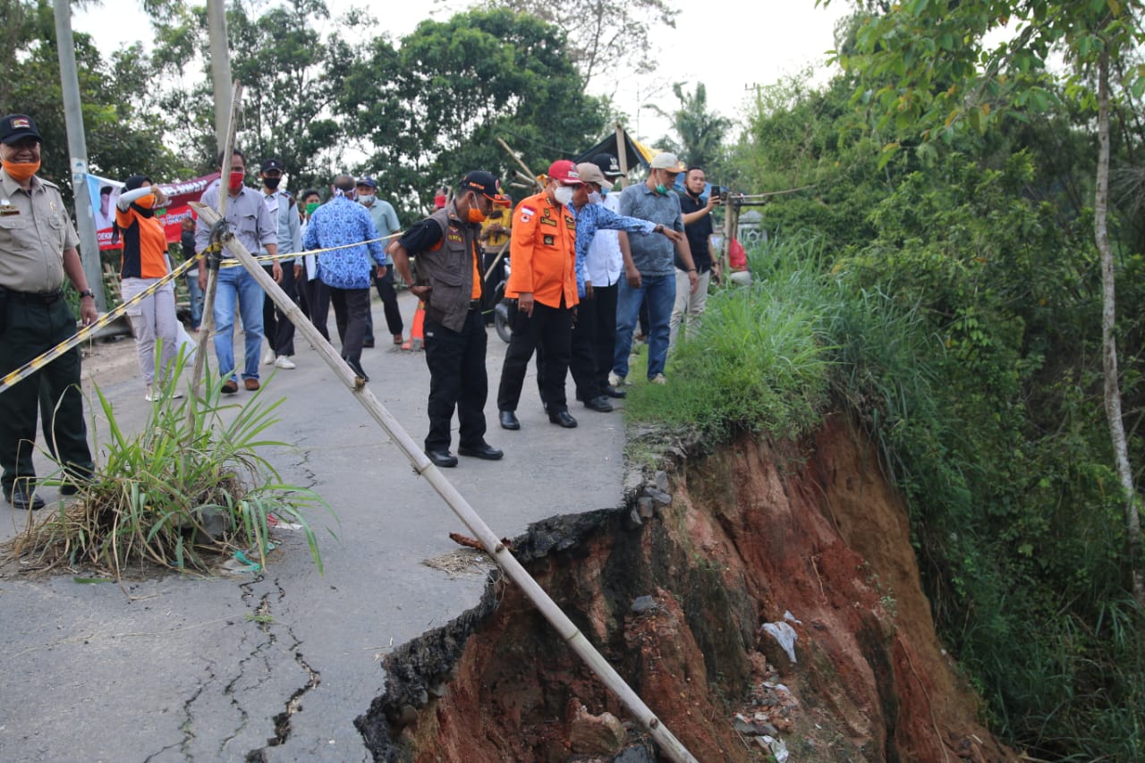 Lewat Dana Tanggap Darurat, Pemkab Lamteng Perbaiki Jembatan Provinsi