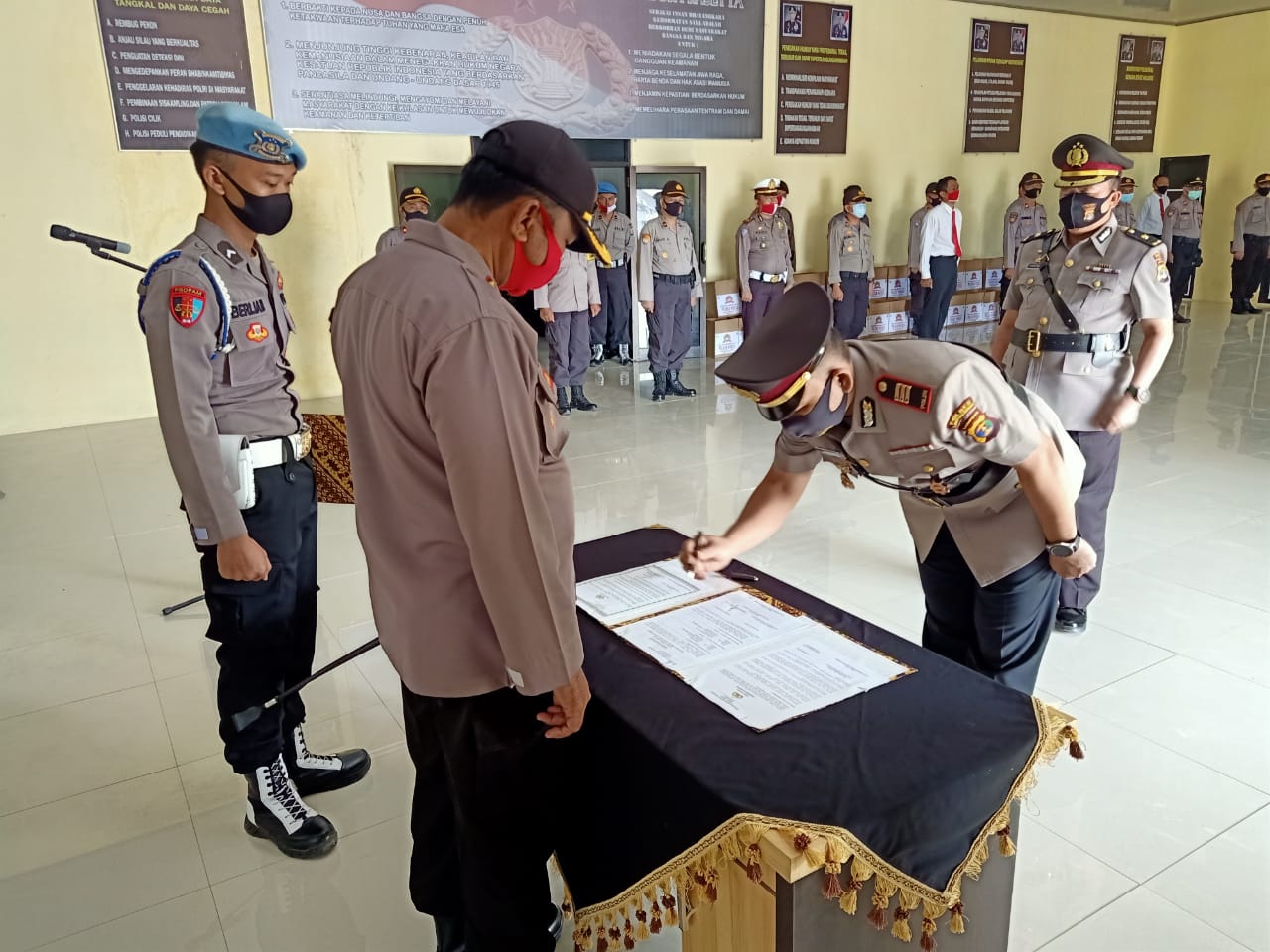 Sah, Kapolsek Simpang Pematang Diganti