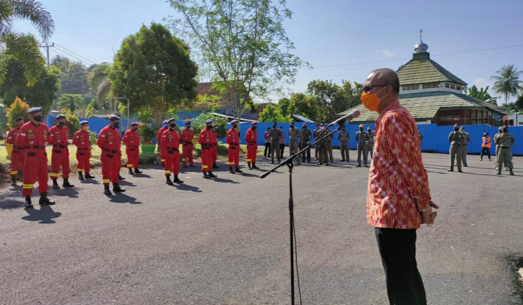 Tingkatkan Kemampuan Personel Satpol PP lewat Simulasi Kebakaran