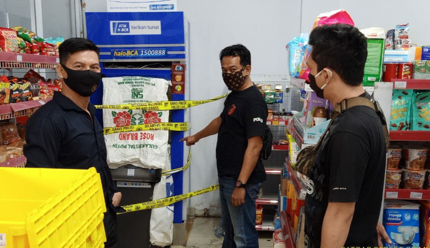 Tim Polda-Polres Ikut Turun Selidiki Pembobolan ATM di Tanjungsenang