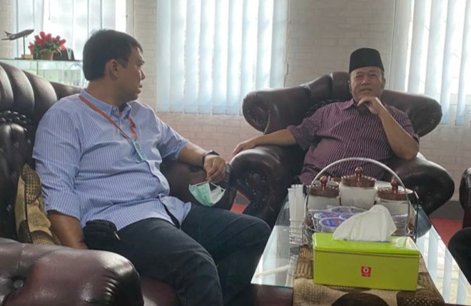 Dikunjungi Rycko, Zainudin Hasan Doakan Terwujud Bandar Lampung Baru