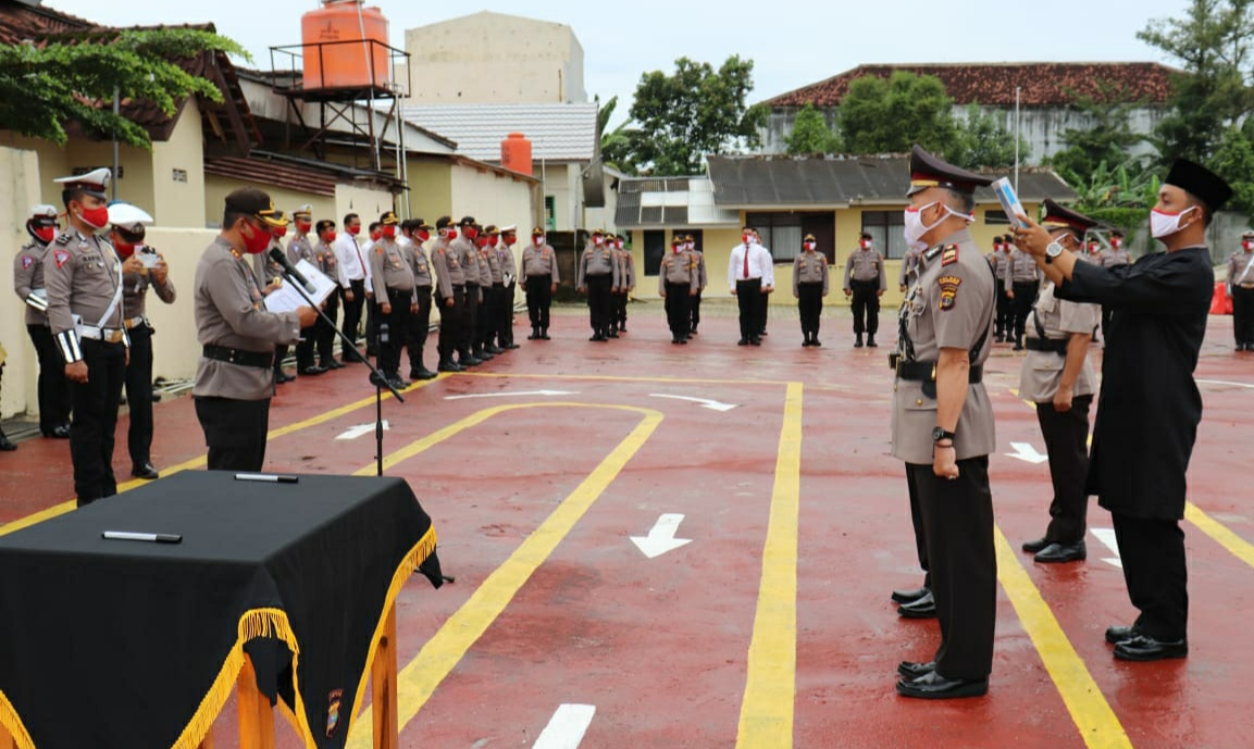 Tiga Pama di Polres Pringsewu Tempati Posisi Baru