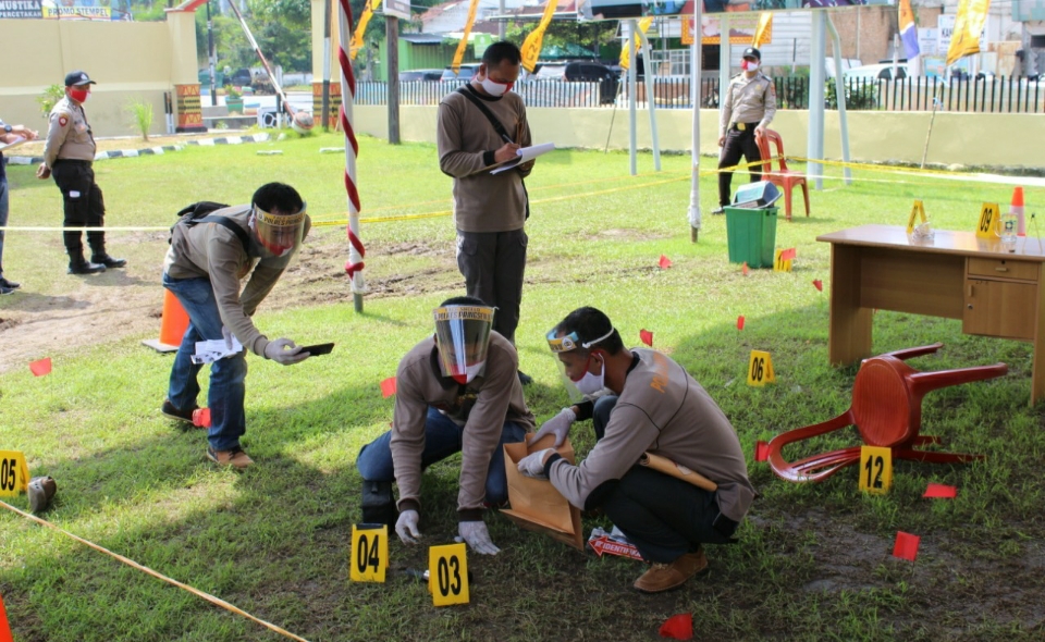 Lima Polsek Sibuk, Olah TKP Kasus Curas Hingga Penemuan Mayat