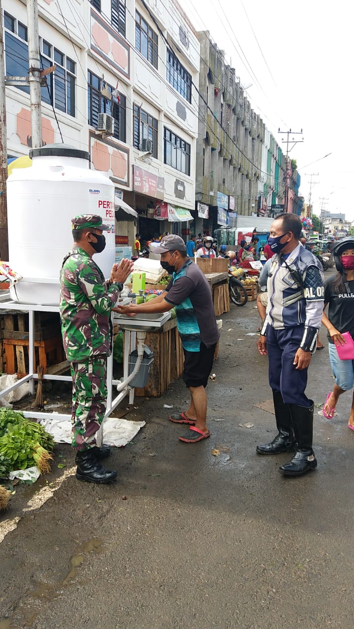 Kodim 0410/KBL Terus Imbau Warga untuk Disiplin Protokol Kesehatan