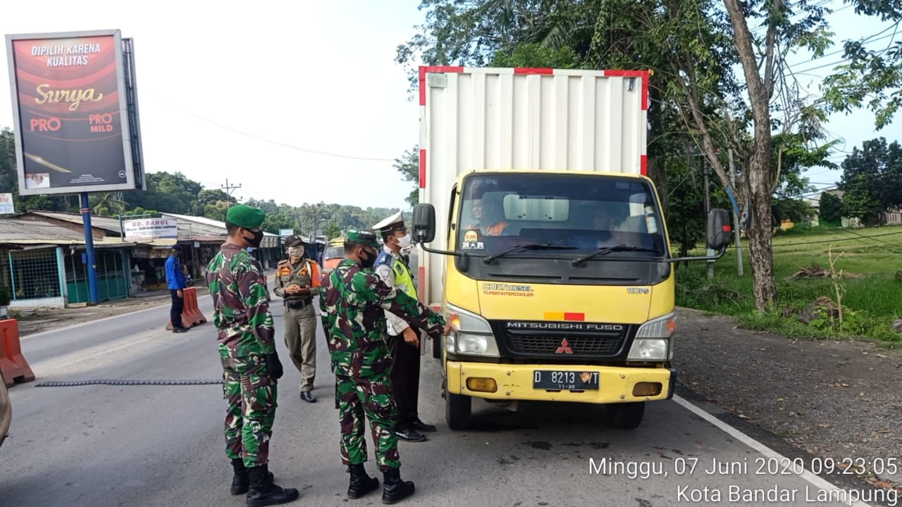 Satgas Terpadu Covid-19 Kodim 0410/KBL Laksanakan Pengamanan di Pos Baruna