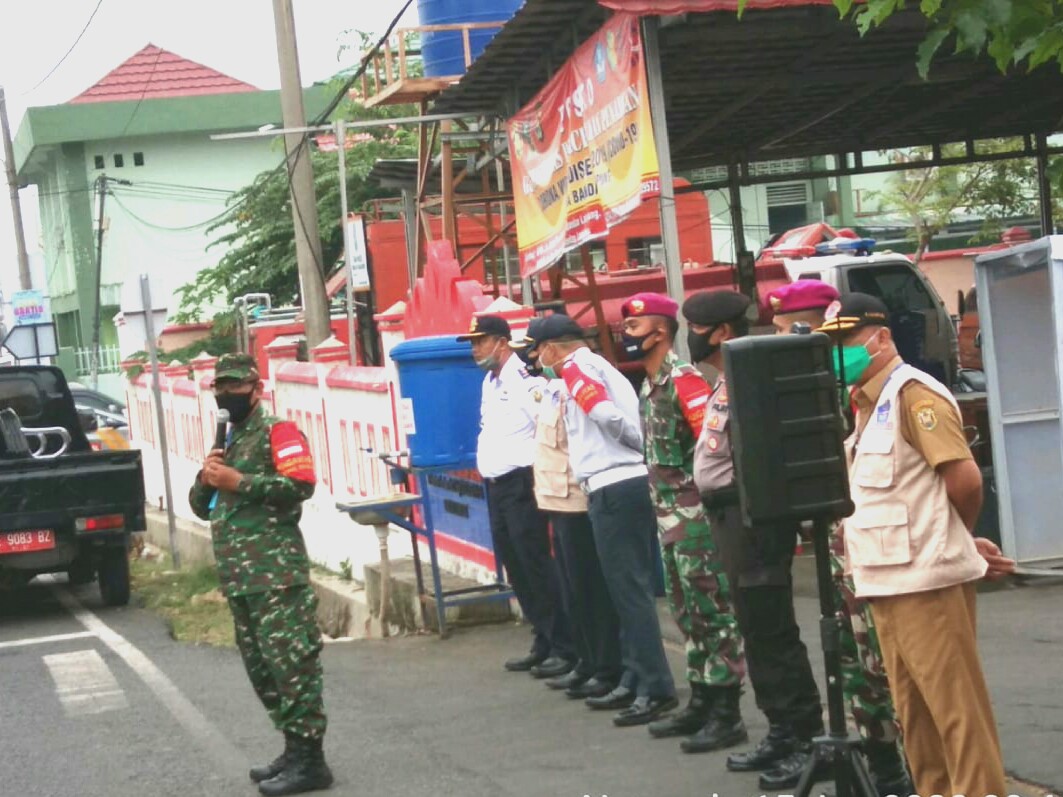 Patroli Gugus Tugas Covid19 Kota Bandarlampung Himbau Bahaya Virus Corona