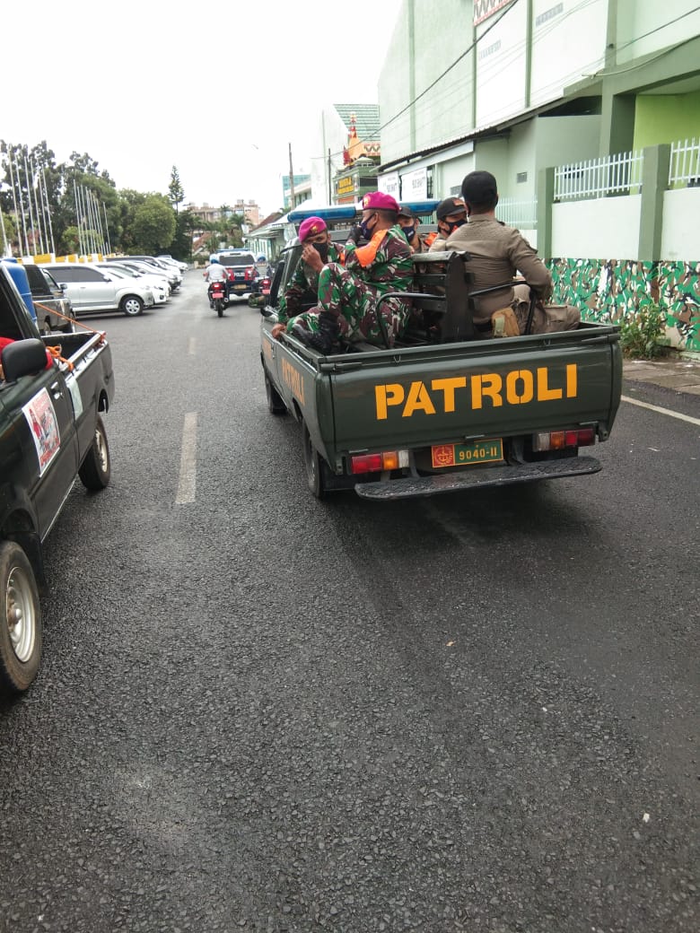 Gugus Tugas Percepatan Penanganan Covid-19 Kota Patroli Penegakan Disiplin kesehatan