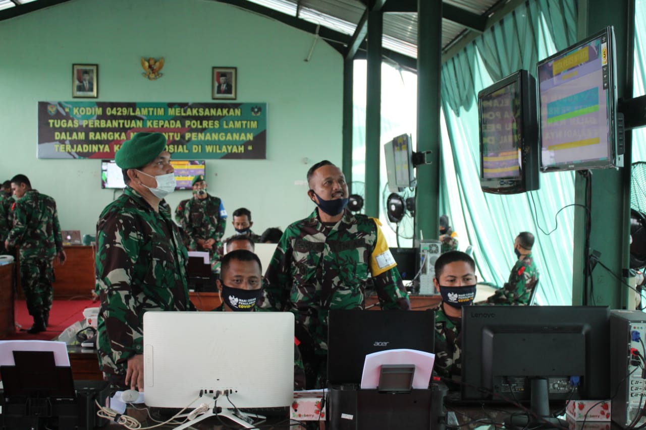 Kodim 0429 Siap Bantu Polres Lamtim Dalam Penanganan Konflik Sosial