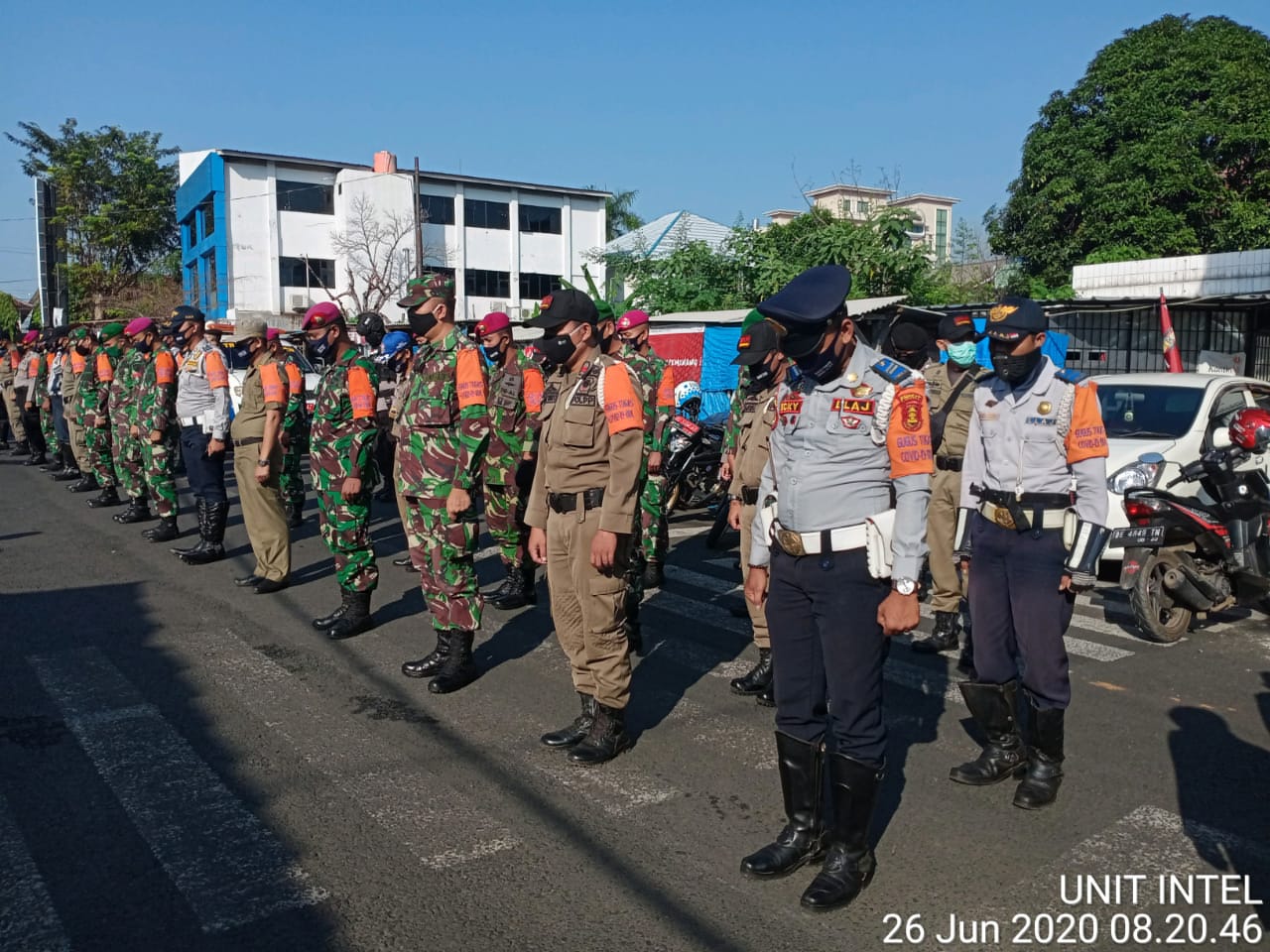 Satgas Covid-19 Kota Bandarlampung Gelar Patroli