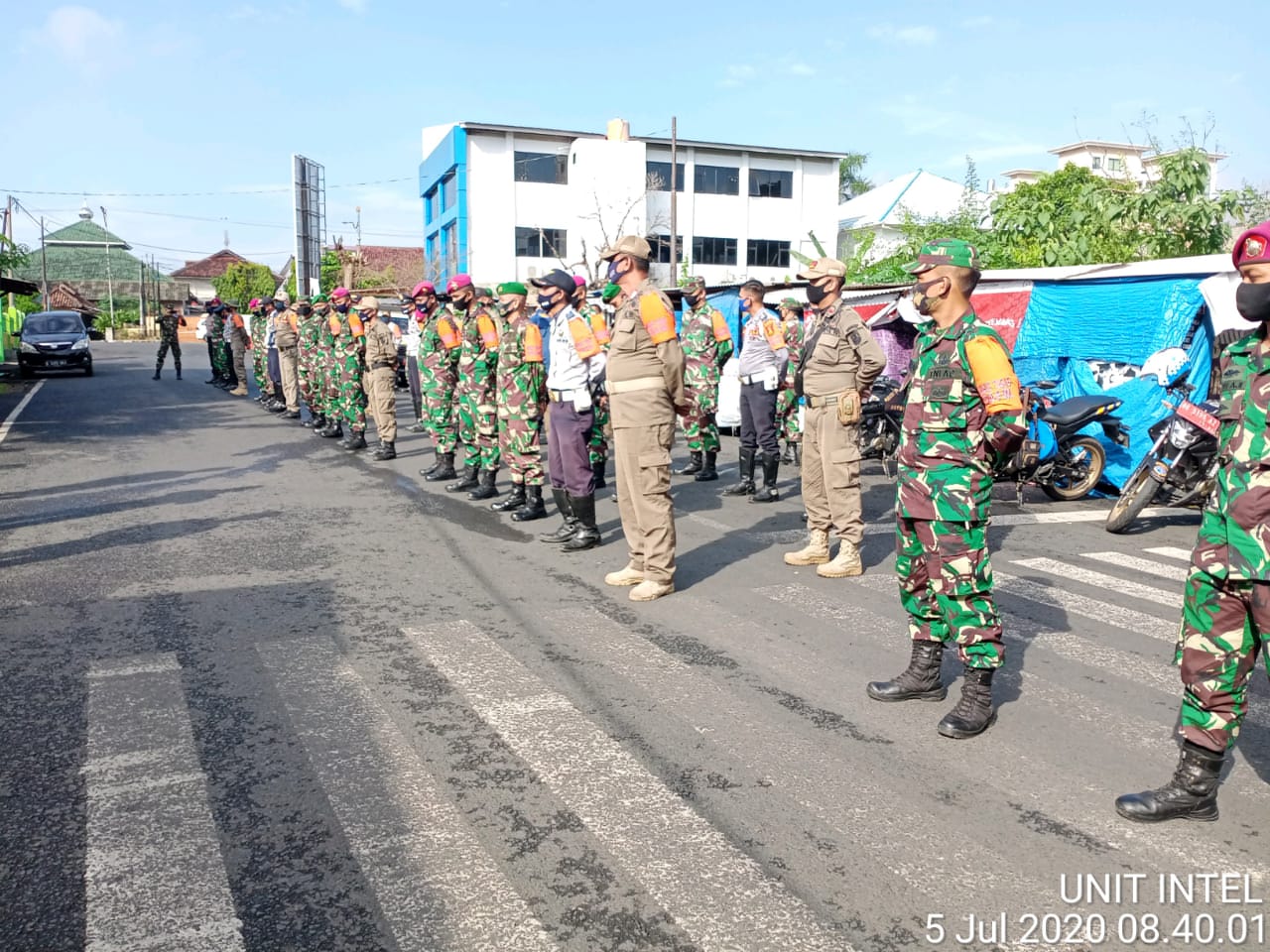 Gugus Tugas Covid19 Kota Bandarlampung Tetap Laksanakan Patroli Penegakan Disiplin Protokol Kesehatan