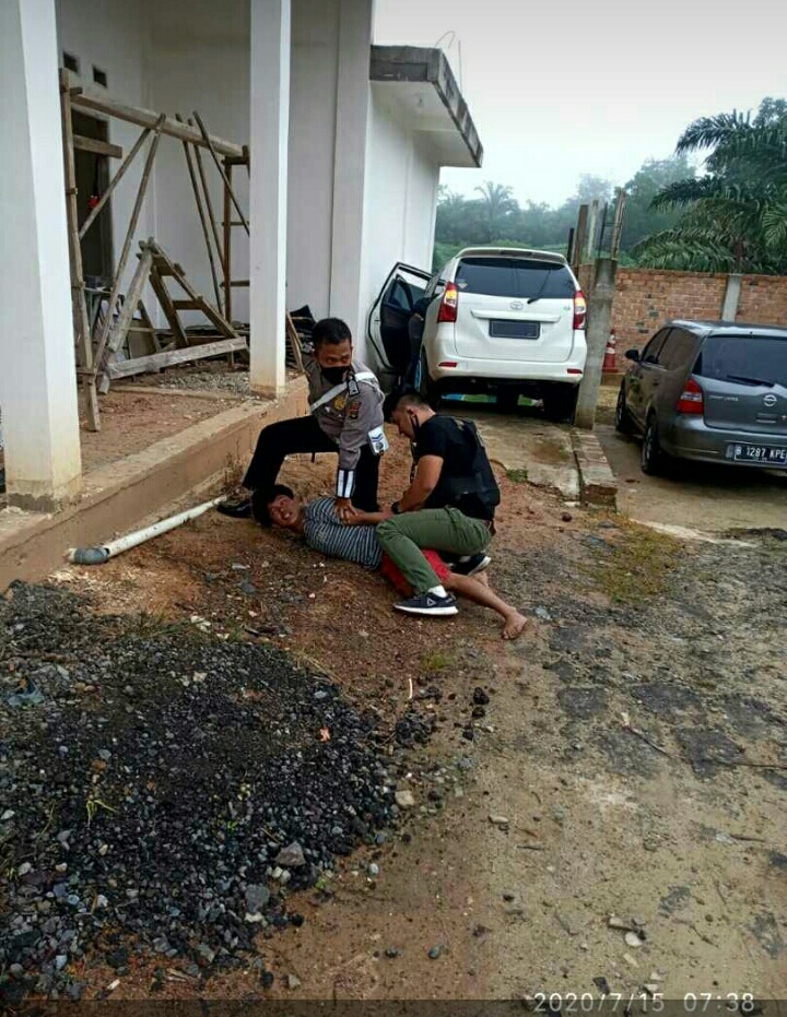 Bantu Polres OKI, Anggota Polres Mesuji Bekuk Bandar Narkoba