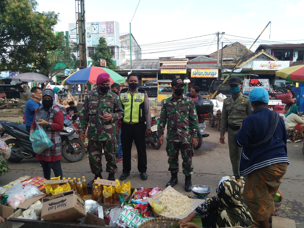 Kodim 0410/KBL Bersama Satgas Terpadu Percepatan Penanganan Covid19 Kota Bandarlampung Jalankan Penegakan Disi