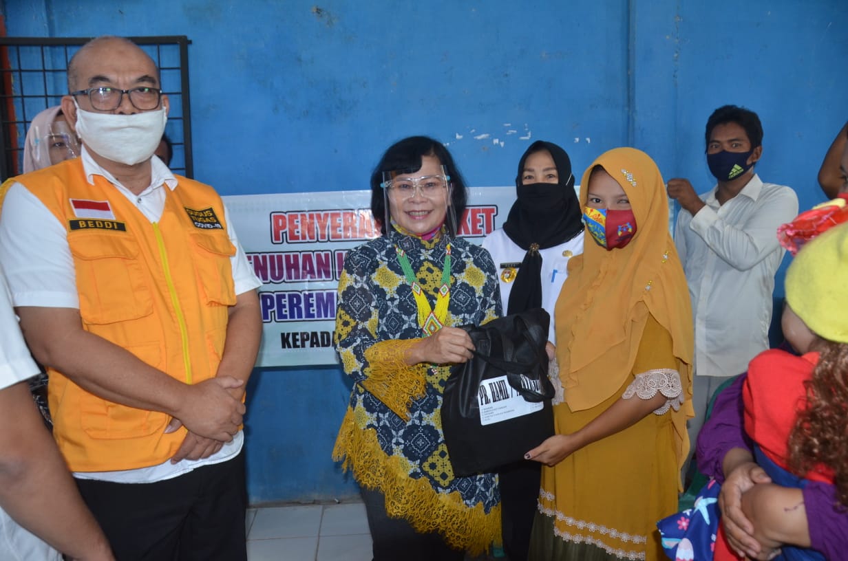 Kebutuhan Perempuan dan Anak di Mesuji dapat Bantuan