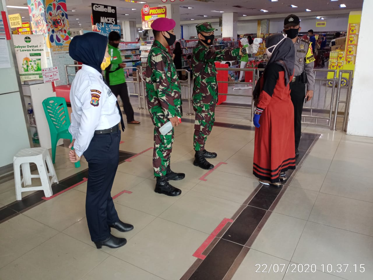 Mall Chandra Teluk Jadi Sasaran Satgas Terpadu Percepatan Penanganan Covid19 