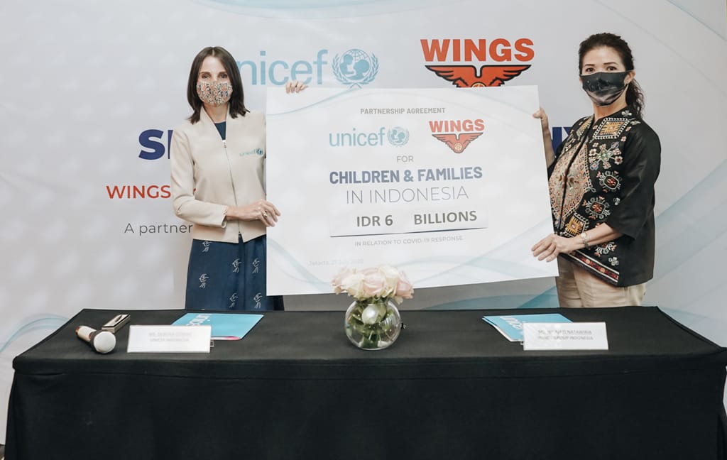 Wings Group Indonesia Tanda Tangani Nota Kesepahaman dengan UNICEF