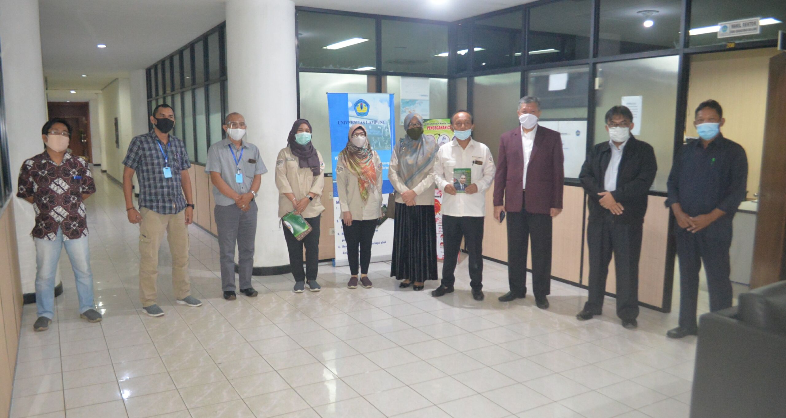 Dukung Misi Menuju World Class University, Radar Lampung Kunjungi Unila