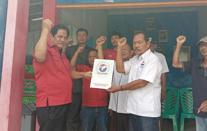 DPD Perindo Pesbar Siap Dukung Pieter