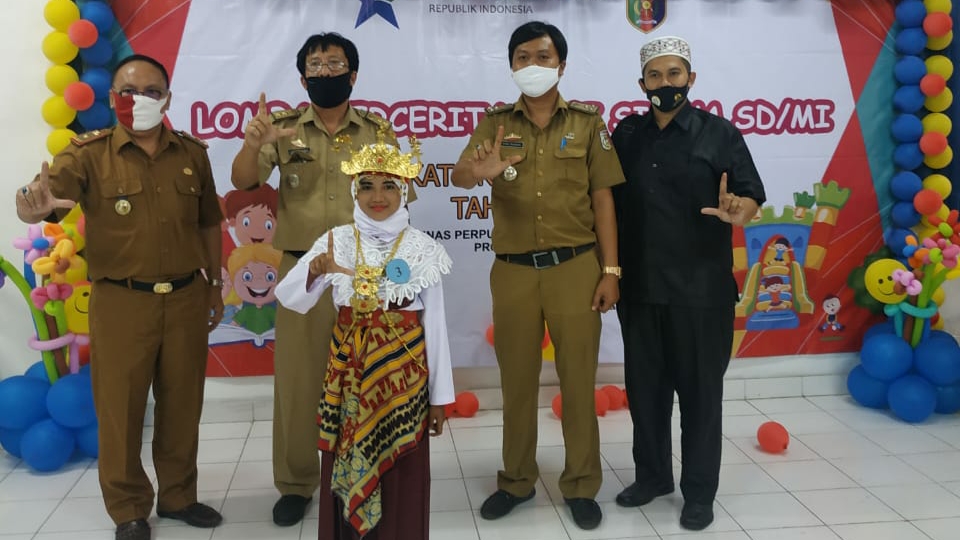 Juara Satu Lomba Bercerita, Tuba Wakili Lampung di Tingkat Nasional