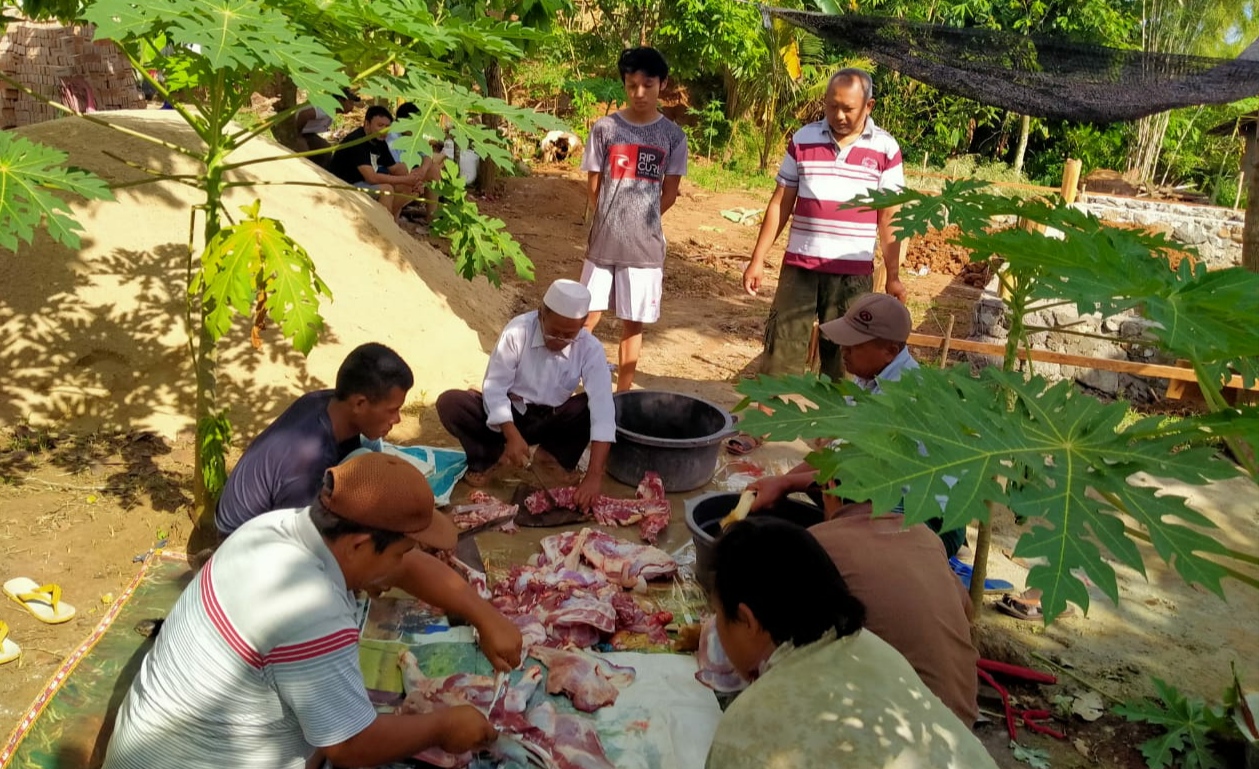 Tim Keswan Sisir Lokasi Penyembelihan Kurban di Pringsewu