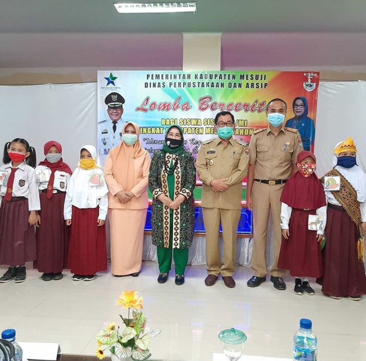 Bupati Mesuji Apresiasi Dispusar Mesuji Gelar Lomba Bercerita Anak