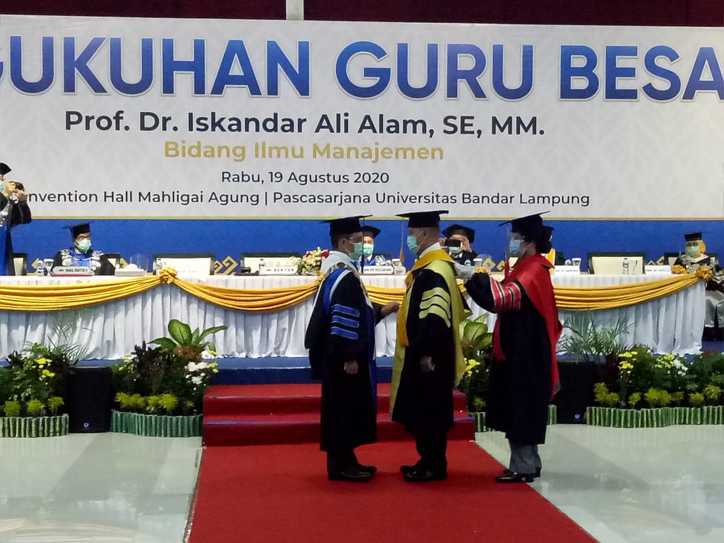 Resmikan Iskandar Ali Alam sebagai Profesor, UBL Targetkan Puluhan Profesor di Tahun 2021