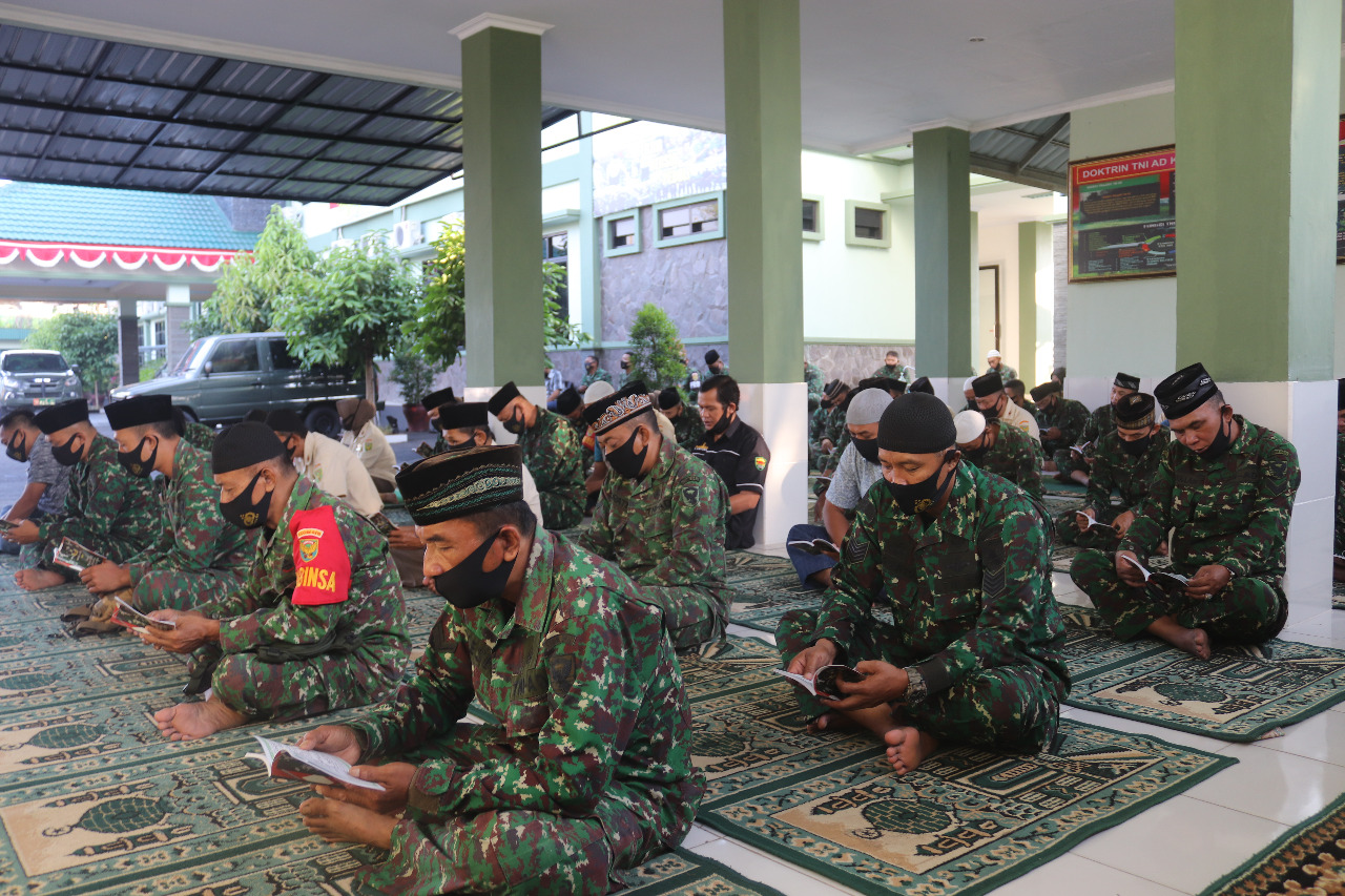 Bersama Personel, Dandim 0410/KBL Peringati Tahun Baru Islam
