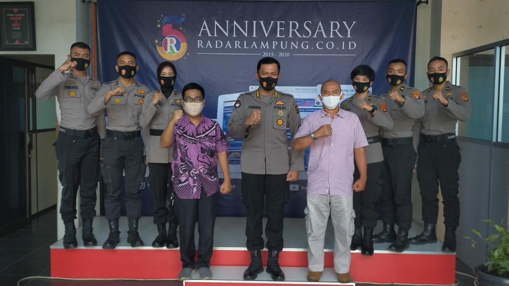 Enam Perwira Akpol Kunjungi Radar Lampung