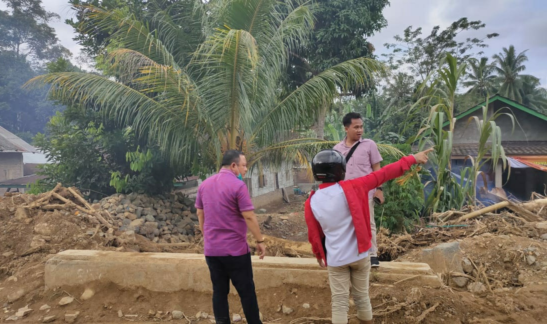 Anggota DPRD Lampung Kunjungi Pekon Terdampak Bencana di Tanggamus