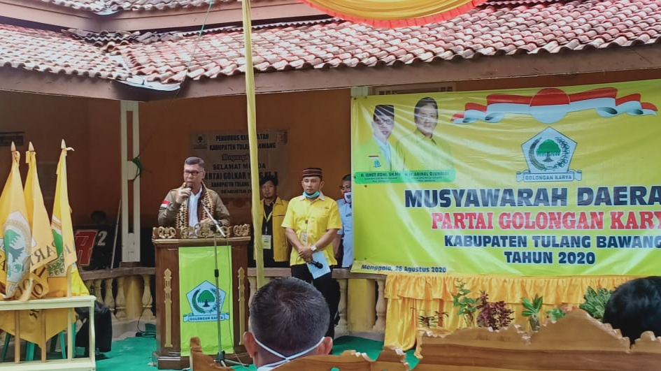 Lodewijk Wakil Ketua DPR RI, Ini Respon Partai Golkar Lampung