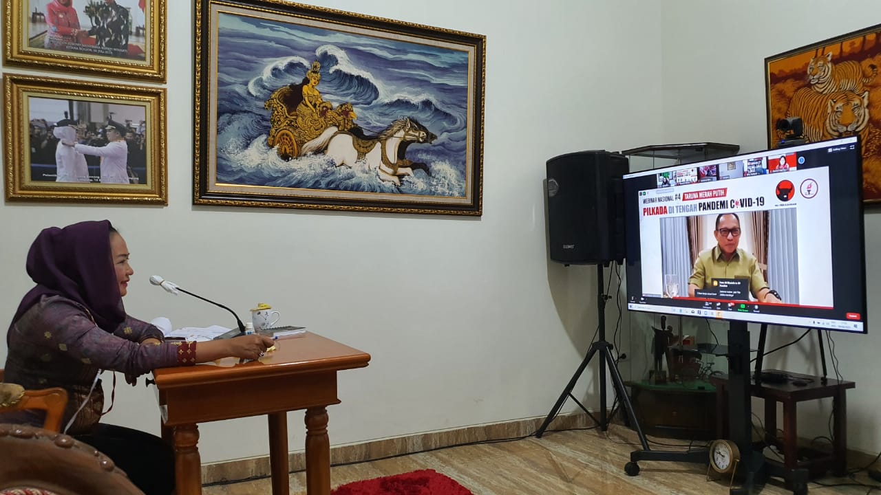Winarti Jadi Narasumber Webinar Bersama Mendagri