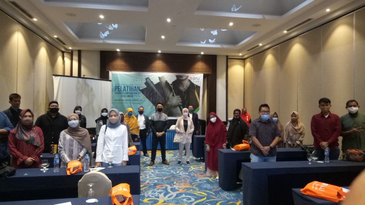 Bank BNI Syariah Tanjungkarang Gelar Pelatihan UMKM Lewat Program Hasanah Empowerement