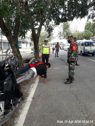 Satgas Terpadu Penanganan Covid-19 Kota Bandarlampung Laksanakan Penegakan Disiplin Kesehetan