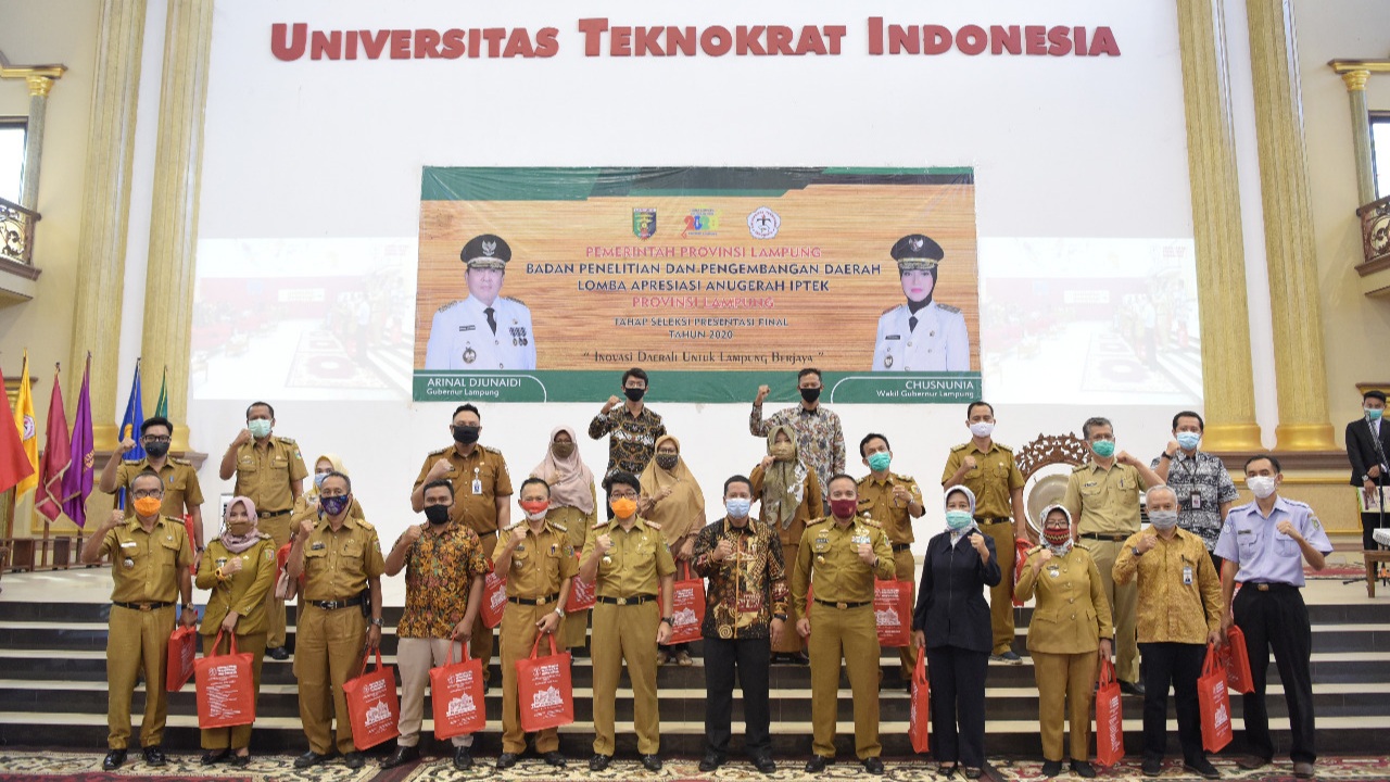 Balitbangda Lampung Bersama Teknokrat Gali Produk-produk Inovatif Melalui Lomba Iptek