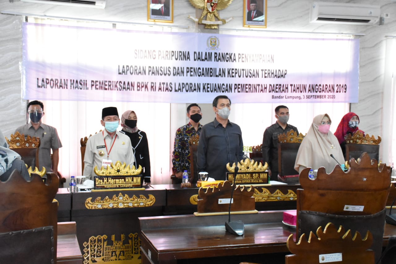 Ini Rekomendasi DPRD ke Pemkot Bandarlampung Atas LHP BPK RI