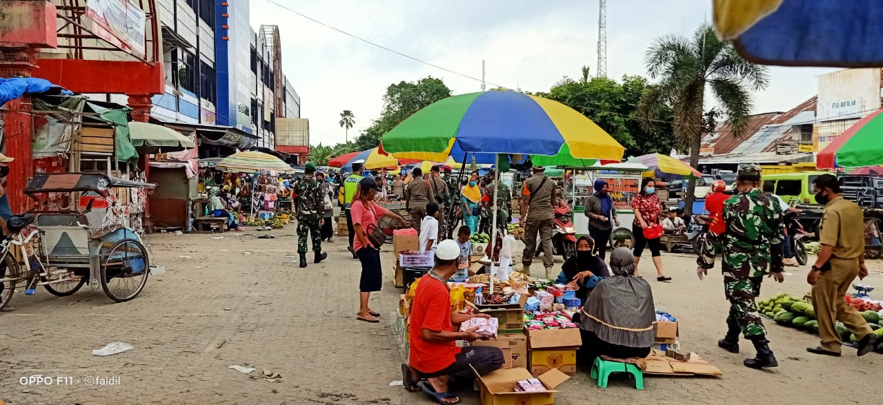 Kodim 0410/KBL Bersama Gugus Tugas Terus Gencarkan Imbauan ke Masyarakat