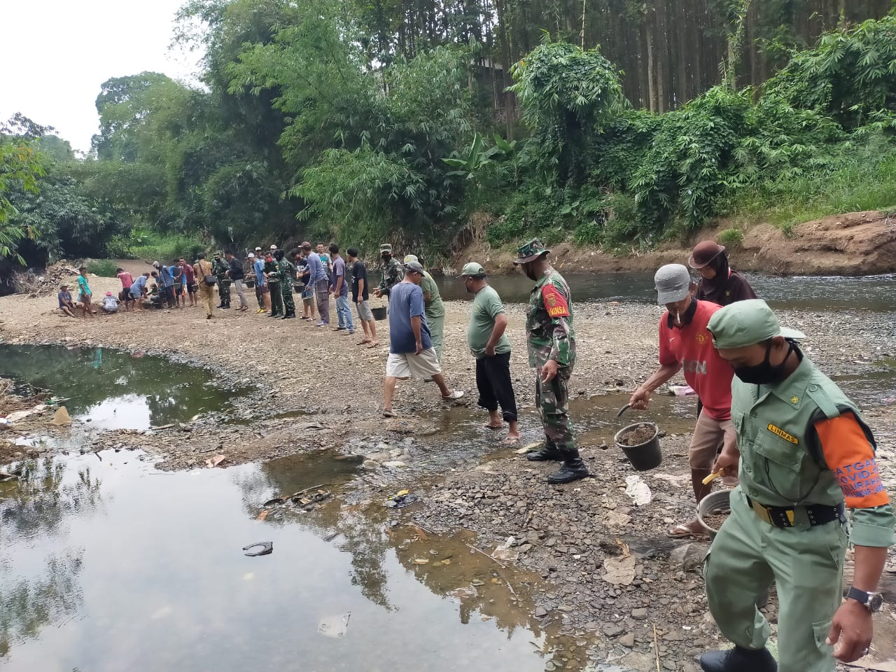 Kodim 0410/KBL Gelar TMMD ke-109 di Garuntang, Warga Bersyukur