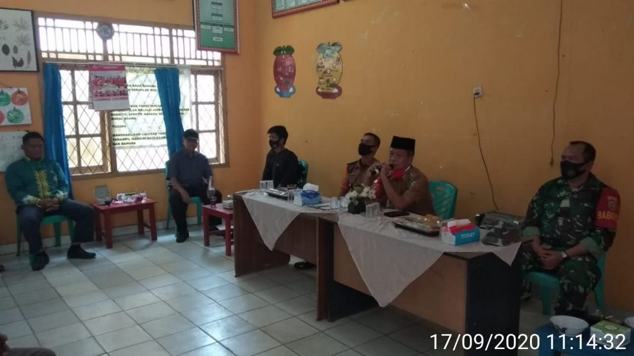 Babinsa Rajabasa Raya Hadiri Sertijab Lurah