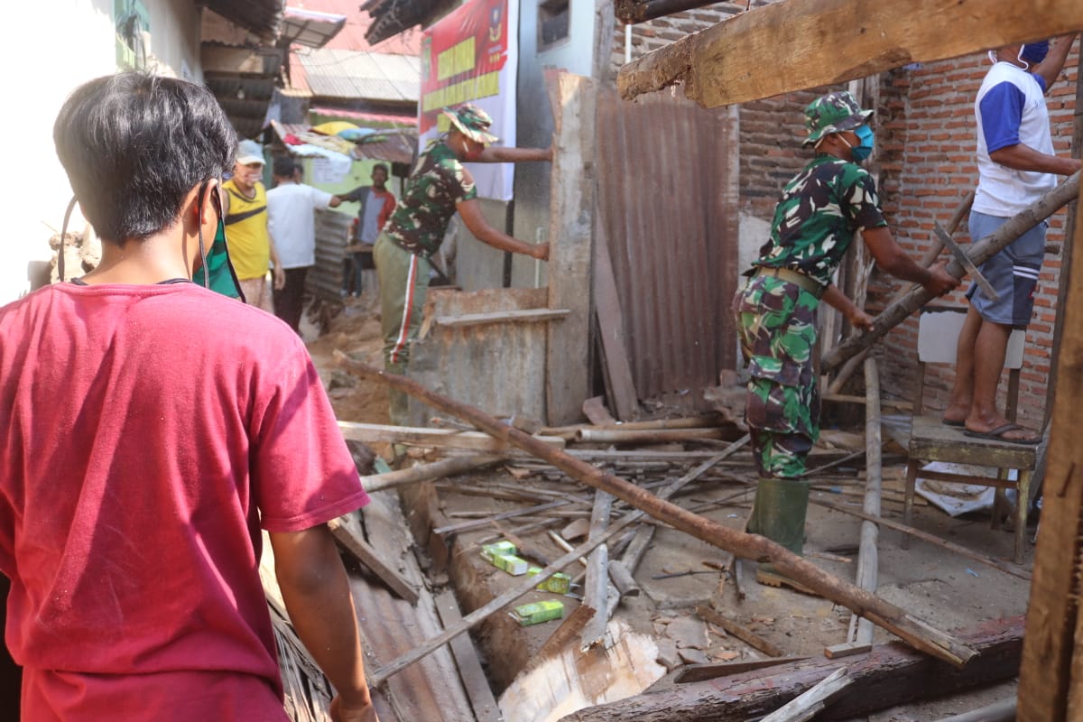 TMMD ke-109, Bedah Rumah Milik Warga Terus Berlangsung