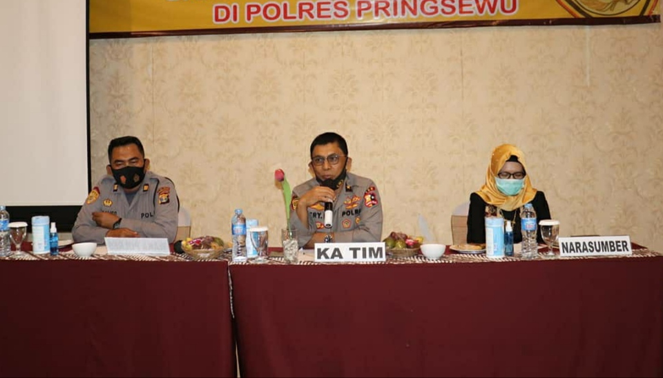 Biro Jianstra Mabes Polri Kunjungi Polres Pringsewu