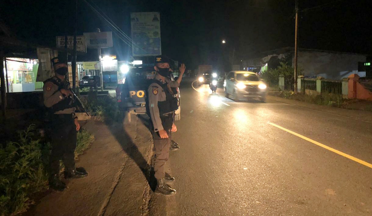 Tekan C3, Polres Pesawaran Giatkan Patroli Malam