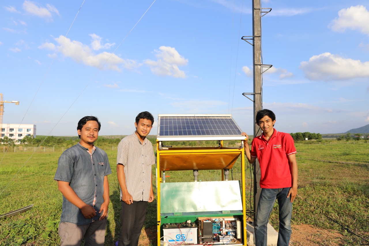 Mahasiswa Teknik Elektro Itera Ciptakan Alat Pemanen Energi