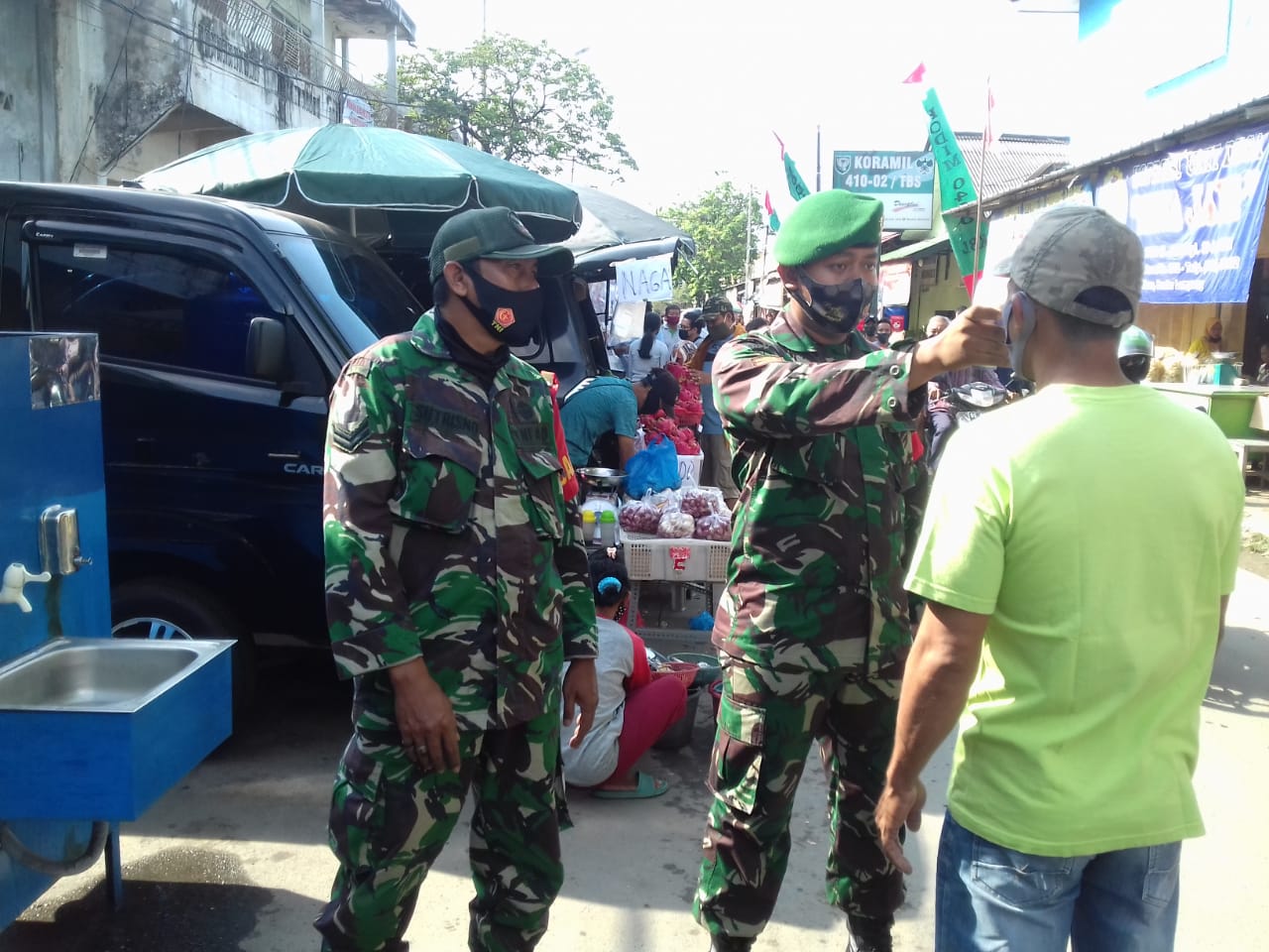 Pasar Gudang Lelang Jadi Sasaran Satgas Covid-19