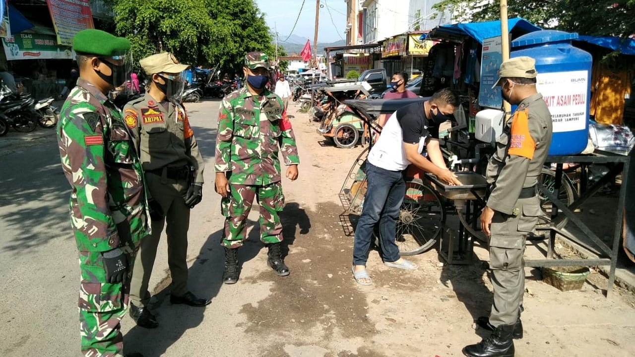 Pasar Kangkung Jadi Target Satgas Covid-19