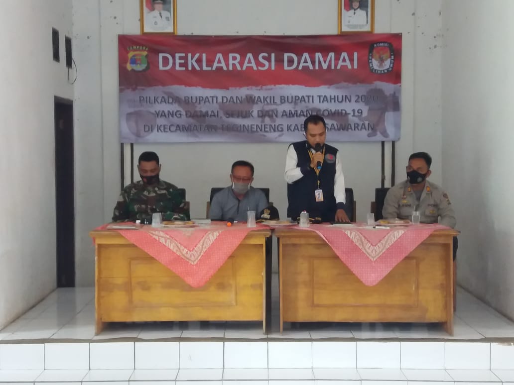 Paslonkada Pesawaran Deklarasi Pilkada Damai