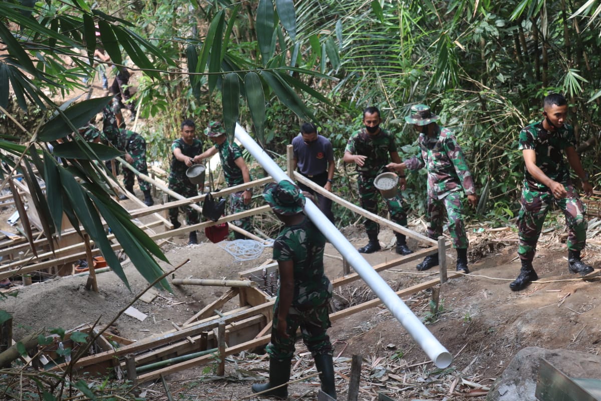 TMMD ke-10, Pembangunan Jembatan Terus Dilakukan