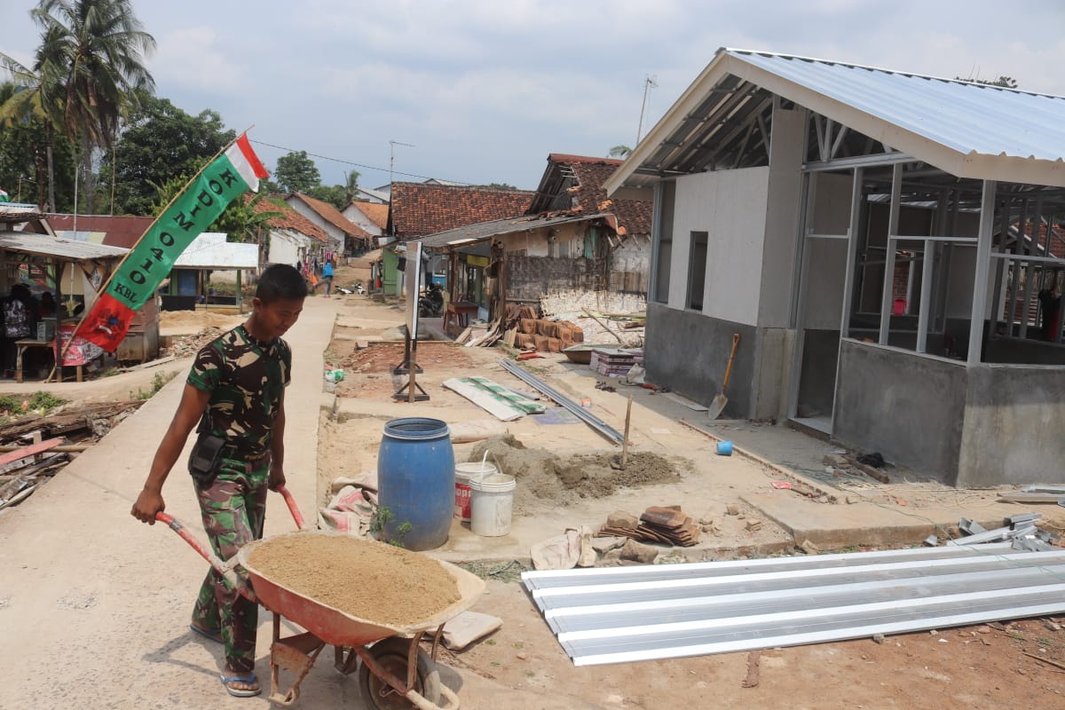 TMMD ke-109, Sasaran Fisik Pembangunan Bedah Rumah Terus Dikebut