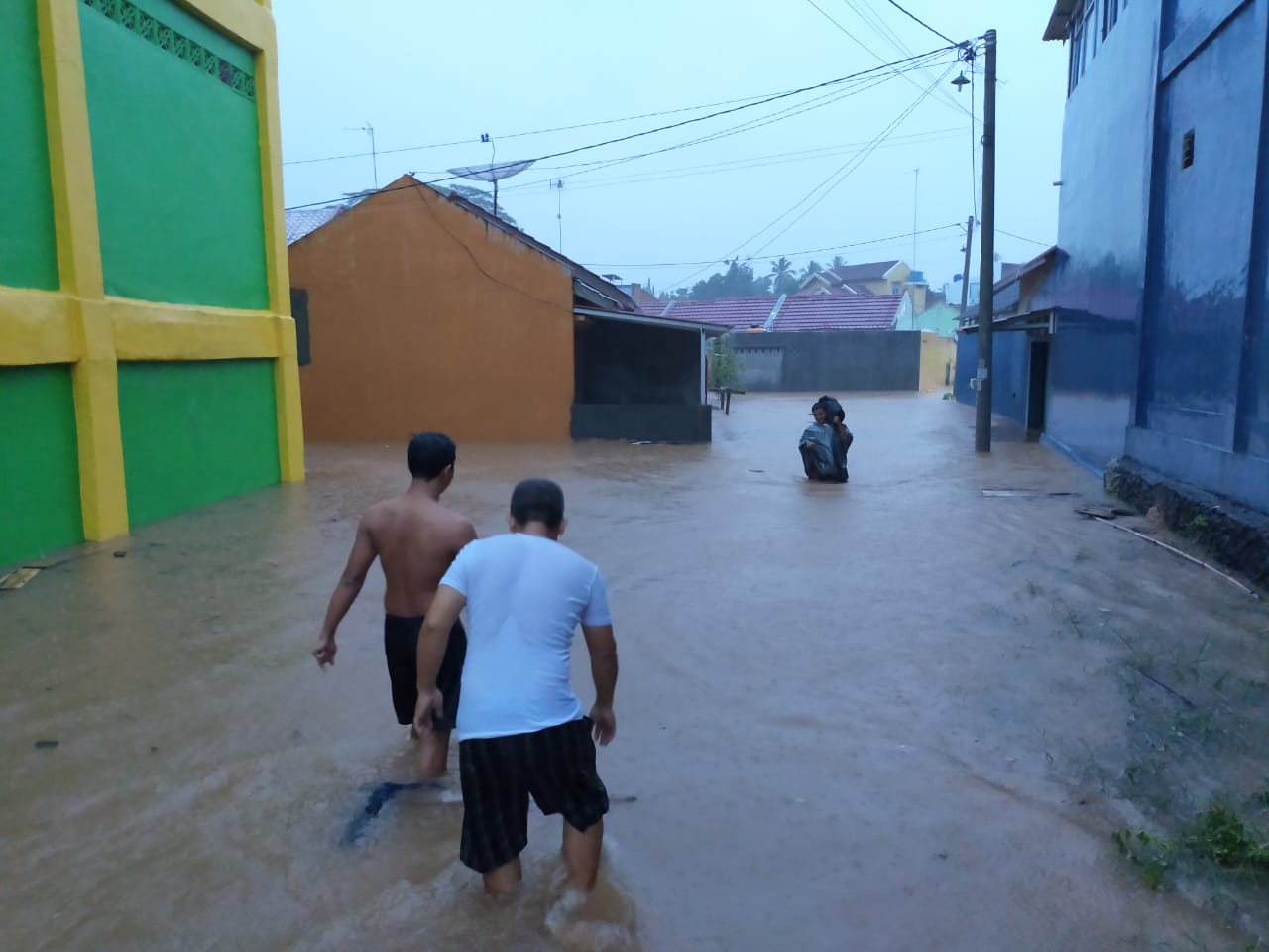 Banjir, Puluhan Rumah di Lampura Terendam